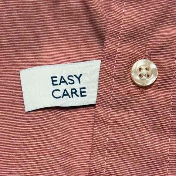 NEW Saddlebred Mens Size S Classic Fit Long-Sleeve Button-Down Pink Shirt - Picture 12 of 12